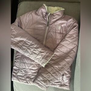 The North Face Kids' Light Purple Reversible Jacket